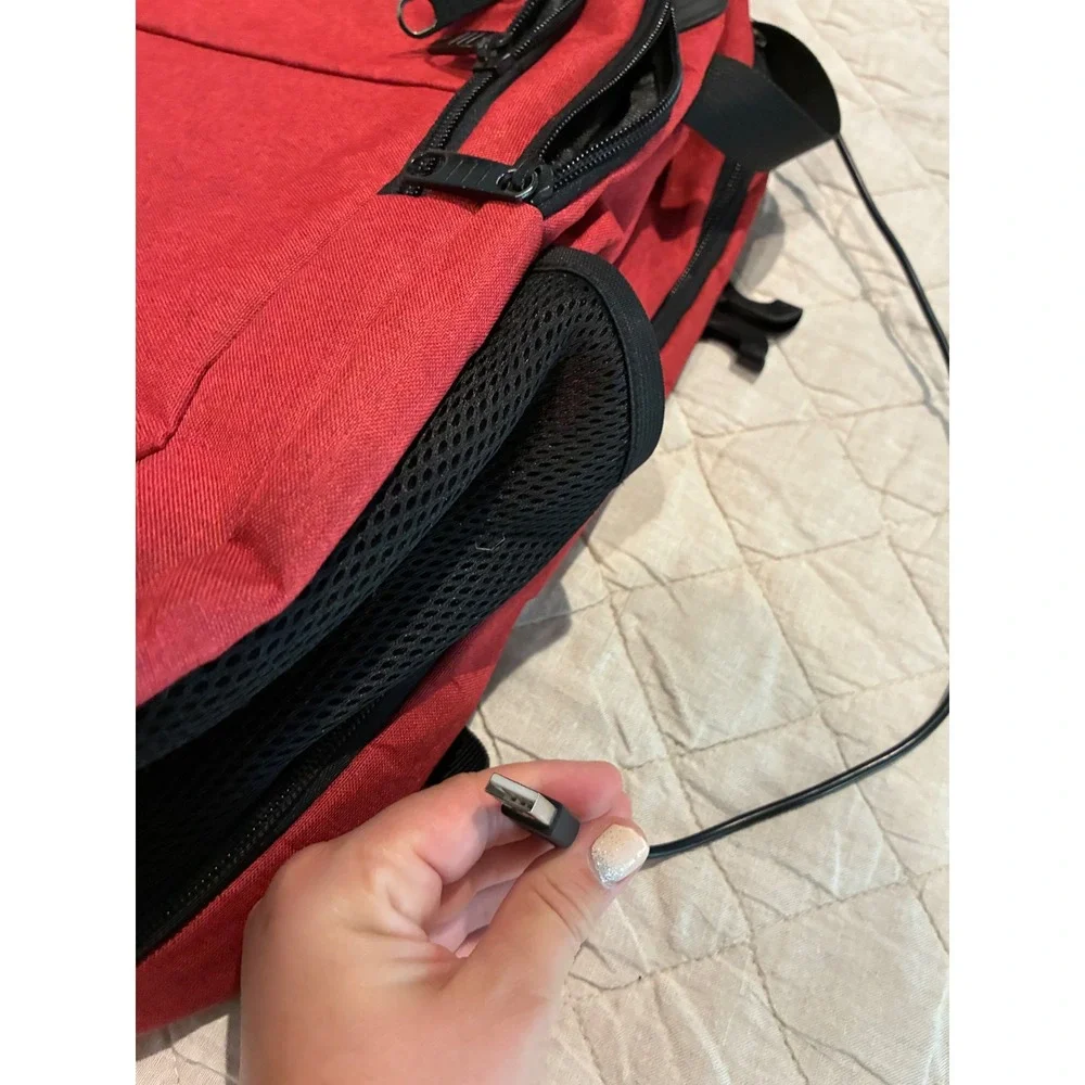 Lapsouno Laptop Backpack Red